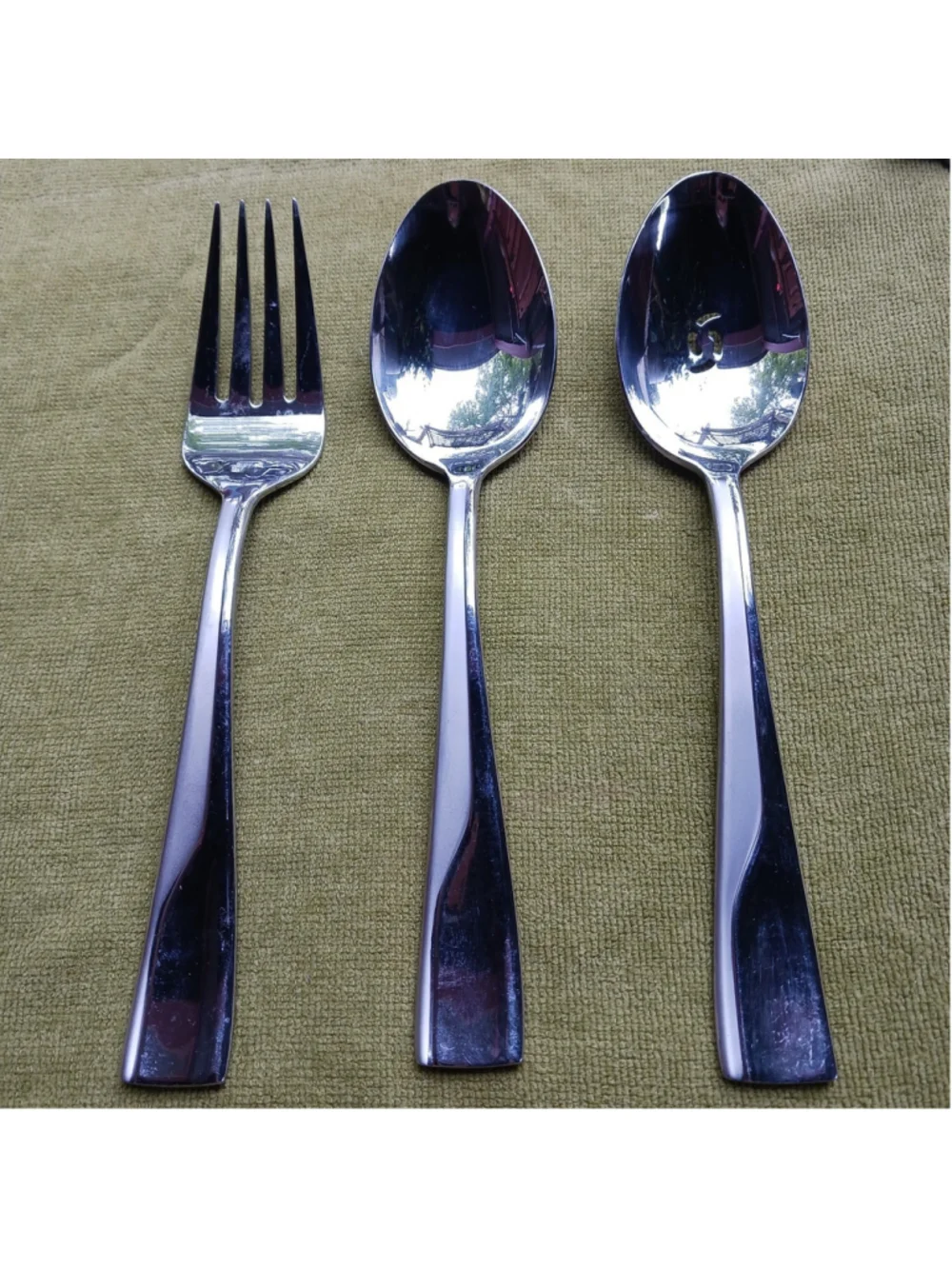 Oneida Splice Set of 3 Serving Utensils Quality Stainless Replacement 9